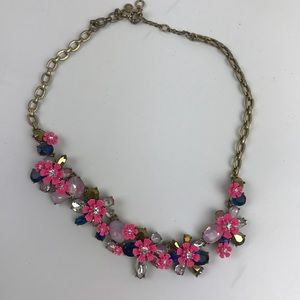 J crew floral necklace